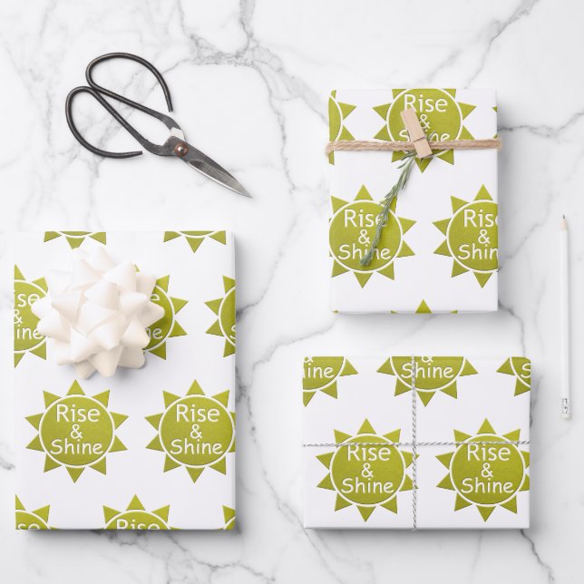 Elevar Y Brillar Papel Cortar Arte Imprimir (Anverso)