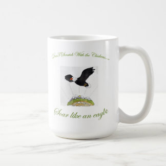 Elévese como una taza de Eagle