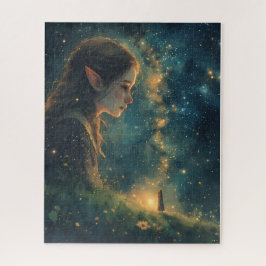 Elf Ancient Ireland Under the Night Sky Puzzle