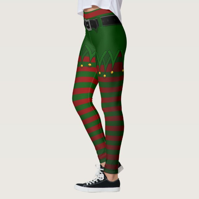 Elf Costume Leggings Navidades Elf Pants (Izquierda)