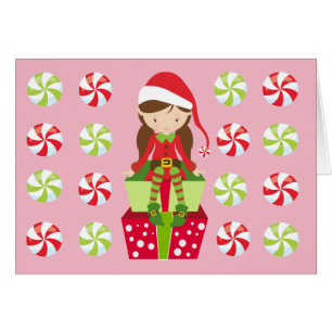 Elf de Navidades Swirl Candy personalizados