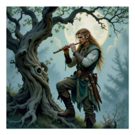 Elf Flute Poster