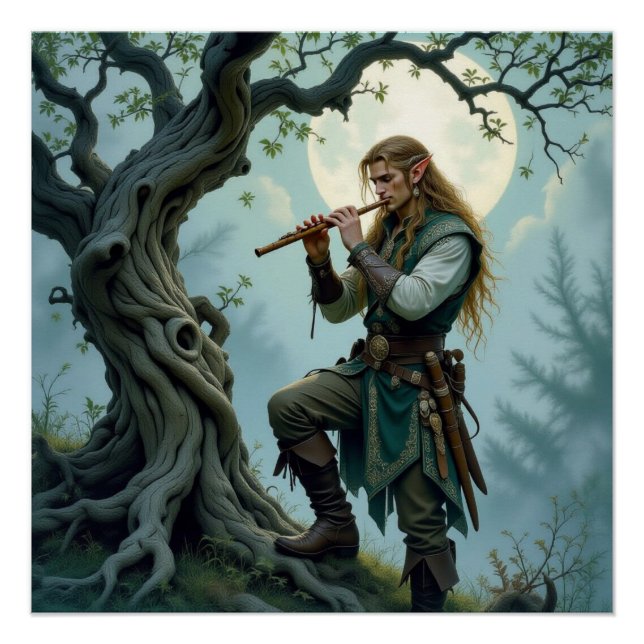 Elf Flute Poster (Anverso)