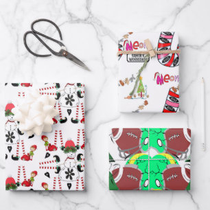 Elf navidades, Fútbol, hojas de papel para envolve