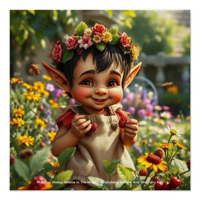 Elf Strawberry Poster (Anverso)