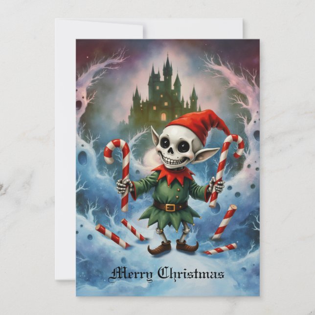 Elfo de Navidad Esqueleto – Navidades Oscuras Dive (Anverso)