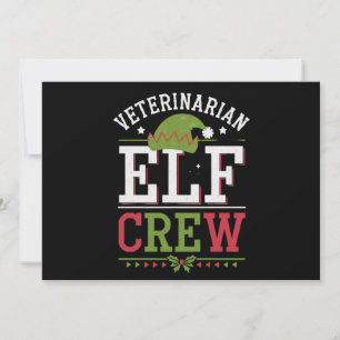 Elfo de Navidad Veterinario Técnico Veterinario 