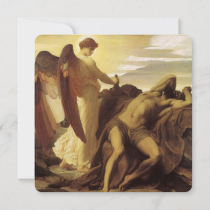 Elías en el desierto por Lord Frederic Leighton