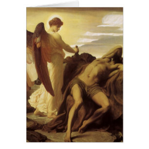 Elías en el desierto por Lord Frederic Leighton