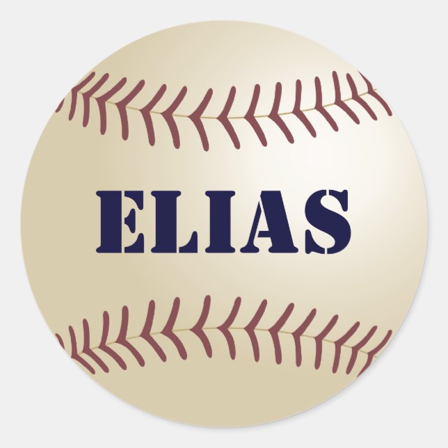 Elias Pegatina de Béisbol / Sello (Anverso)