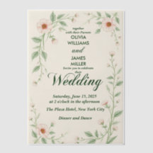 Eligant Simple Vellum Wedding Overlay