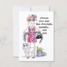 Elige a tus hombres como el chocolate, dulce...ric