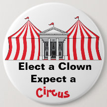 Elige a un payaso, espera un botón de circo