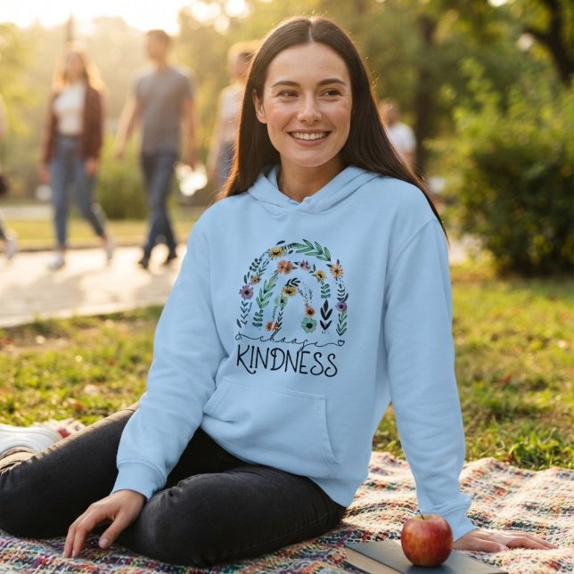 Elige amabilidad. Sudadera con capucha (Subido por el creador)