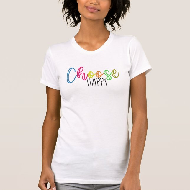 Elige camiseta feliz (Anverso)