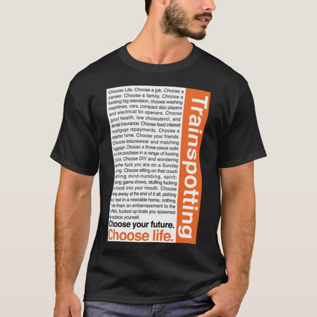 Elige la vida. Camiseta clásica (Anverso)