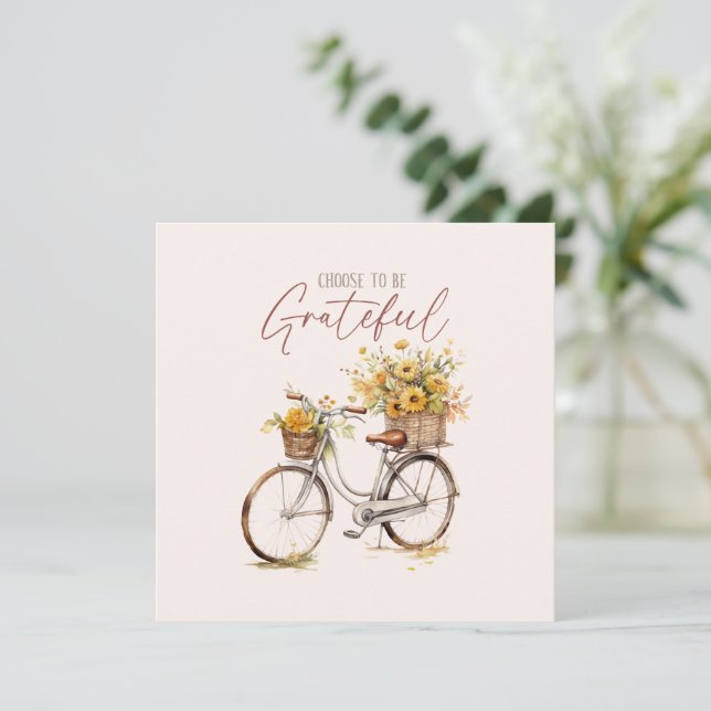 Elige Ser Agradecido (Anverso de pie)