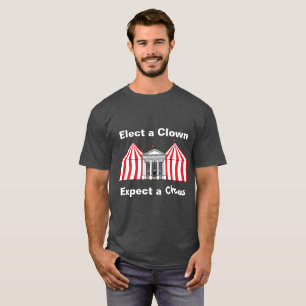 Elige un payaso, espera una camiseta de circo