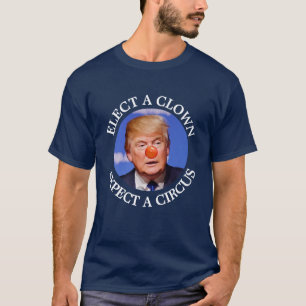 Elija a un payaso, cuente con una camisa anti del