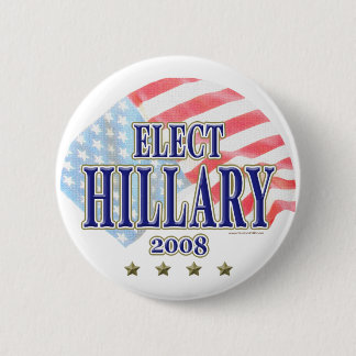 Elija el botón de Hillary 2008