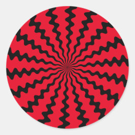 Elija el Pegatina Zig Zag de color de fondo