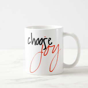 Elija la taza de café de la alegría