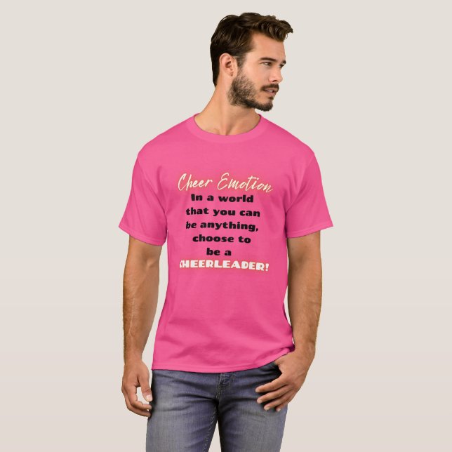 Elija ser una camiseta animadora (Anverso completo)