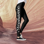 ELIJA SU Personalizado DE COLOR Yoga Leggings con<br><div class="desc">¡ELIJA SUS personalizados DE COLOR, SUS piernas de yoga! Borde a borde impreso, con su nombre en un guión grande en blanco en una pierna! La muestra es negra, pero puede ser fácilmente personalizar al color de su elección. También es fácil cambiar o eliminar el texto de ejemplo. "crea tu...</div>