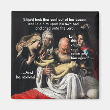 Elijah cura al hijo de la viuda - imán