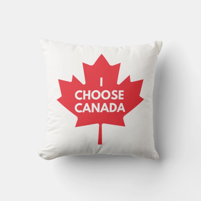 Elijo Cojín decorativo de Canadá (Anverso)