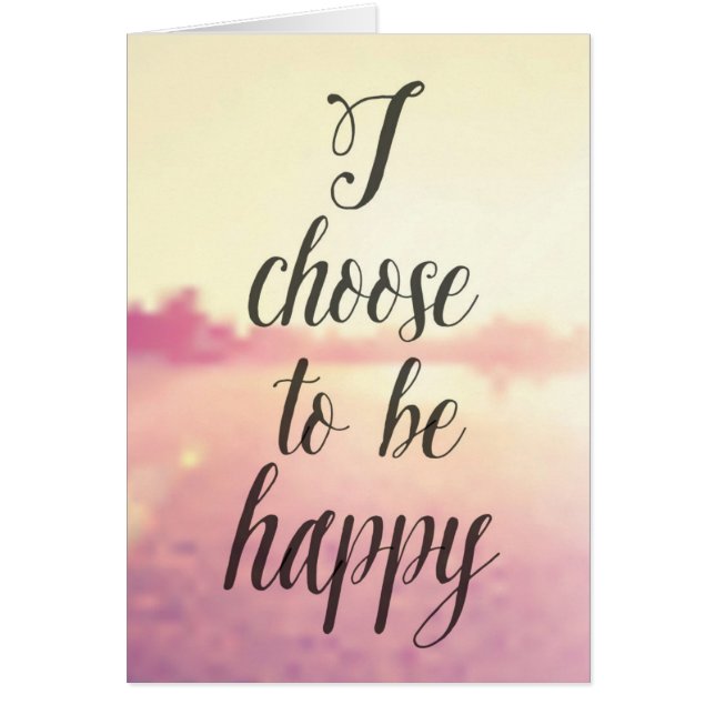 Elijo ser feliz (Frente)