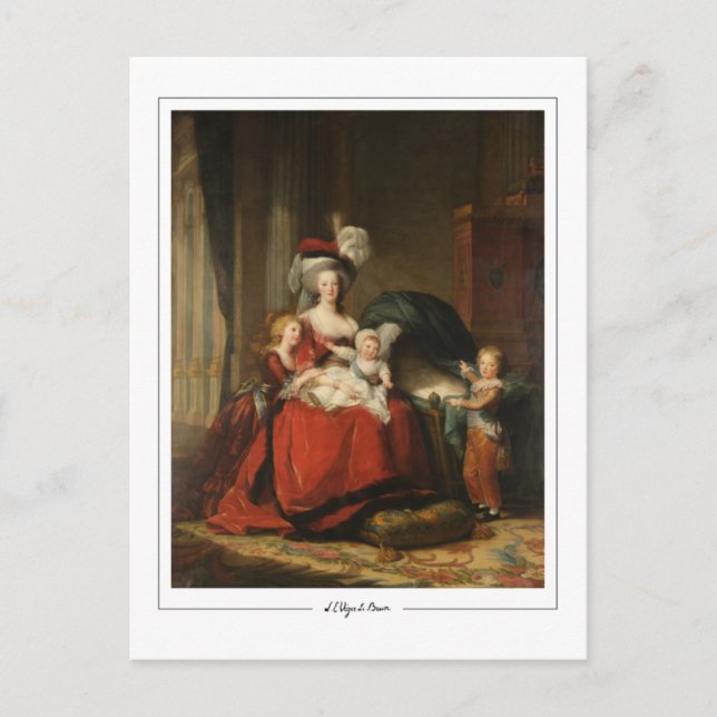 Élisabeth Vigée Le Brun #12 - Tarjeta postal de ar (Anverso)