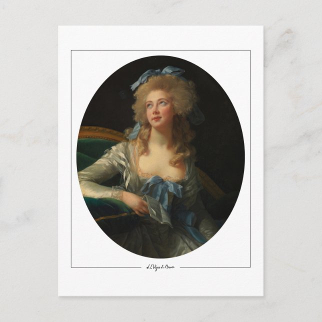 Élisabeth Vigée Le Brun #132 - Postales Bellas Art (Anverso)
