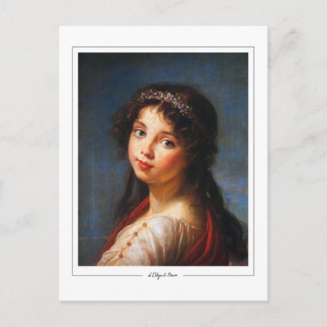 Élisabeth Vigée Le Brun #211 - Postales Bellas Art (Anverso)