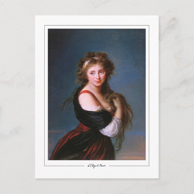 Élisabeth Vigée Le Brun #244 - Postales Bellas Art (Anverso)