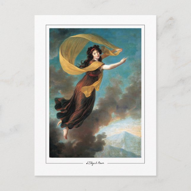 Élisabeth Vigée Le Brun #274 - Postales Bellas Art (Anverso)
