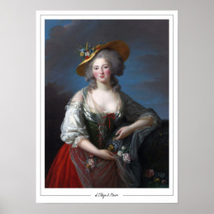 Élisabeth Vigée Le Brun Zedign cartel de arte #107