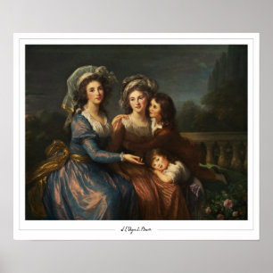 Élisabeth Vigée Le Brun Zedign cartel de arte #11
