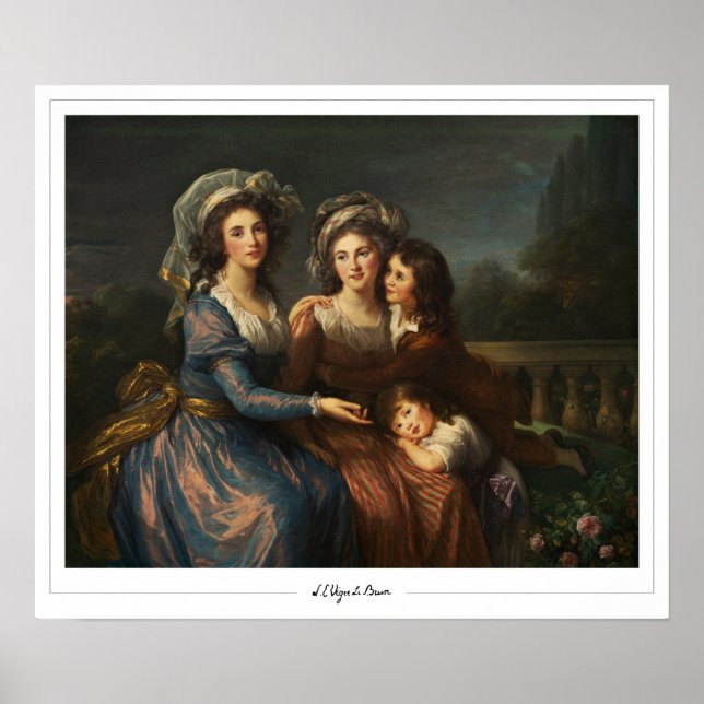 Élisabeth Vigée Le Brun Zedign cartel de arte #11 (Frente)