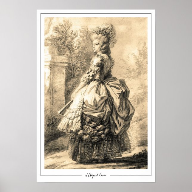 Élisabeth Vigée Le Brun Zedign cartel de arte #148 (Frente)