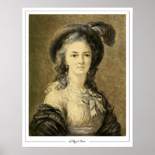 Élisabeth Vigée Le Brun Zedign cartel de arte #151