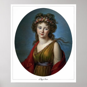Élisabeth Vigée Le Brun Zedign cartel de arte #198