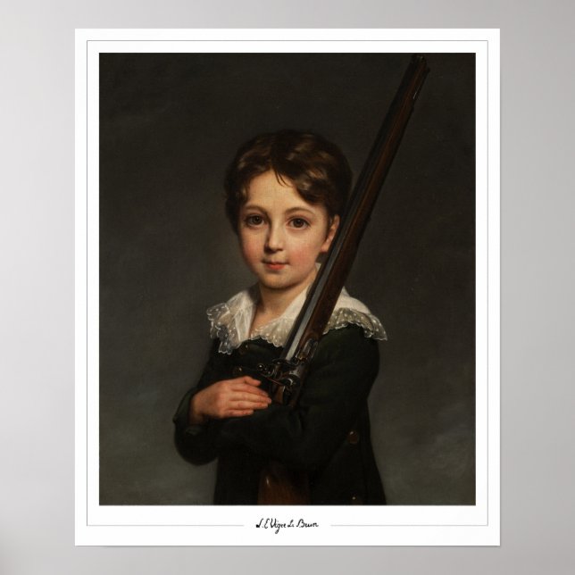 Élisabeth Vigée Le Brun Zedign cartel de arte #2 (Frente)
