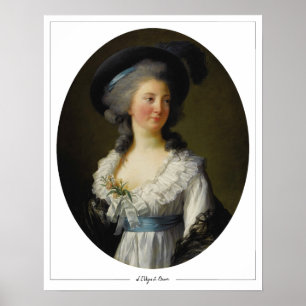 Élisabeth Vigée Le Brun Zedign cartel de arte #214