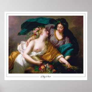 Élisabeth Vigée Le Brun Zedign cartel de arte #223