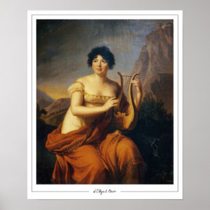 Élisabeth Vigée Le Brun Zedign cartel de arte #238