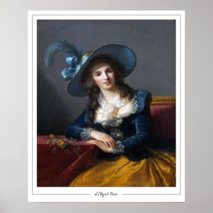 Élisabeth Vigée Le Brun Zedign cartel de arte #241