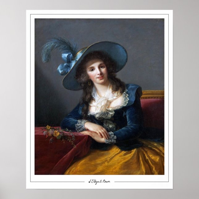 Élisabeth Vigée Le Brun Zedign cartel de arte #241 (Frente)