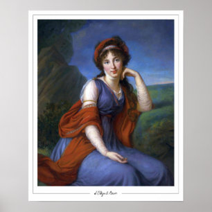 Élisabeth Vigée Le Brun Zedign cartel de arte #257