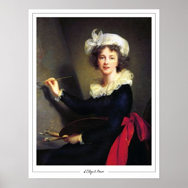 Élisabeth Vigée Le Brun Zedign cartel de arte #36 (Frente)